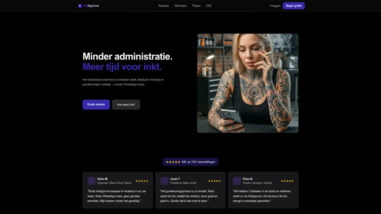 InkApprove, een eigen SaaS-product met live betalingen, door NEXTRIQ